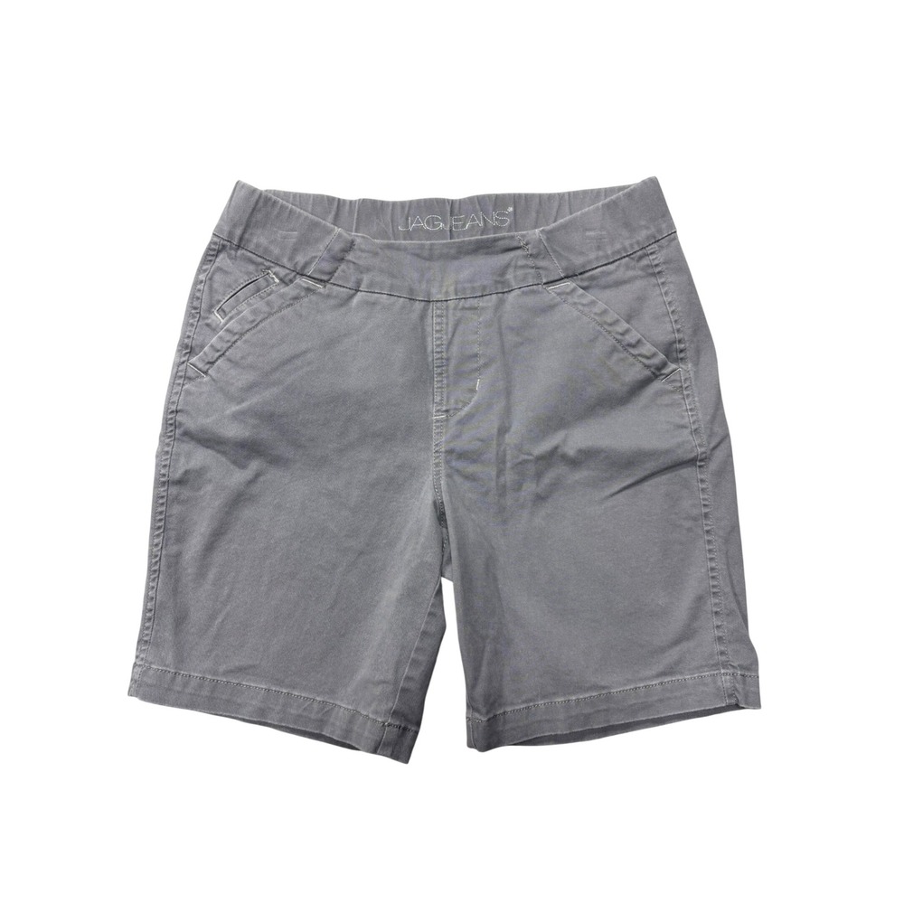 JAG Jeans Shorts 6 Classic Fit Grey Pull On Elastic Waist Twill Stretch